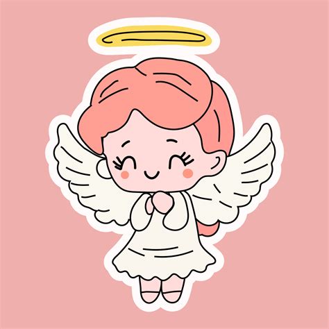 angel cartoon cute